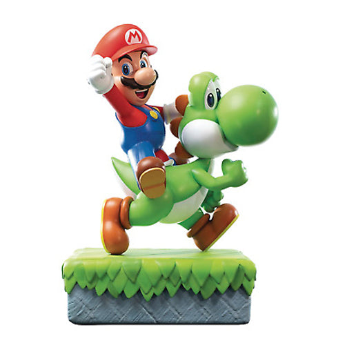 First 4 Figures - Super Mario - Mario et Yoshi Statue Edition Standard 48cm - flash vidéo