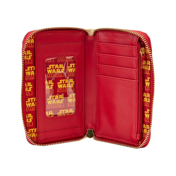 Loungefly: Lucasfilm - Star Wars - Scenes Phantom Menace Zip Around Wallet - flash vidéo