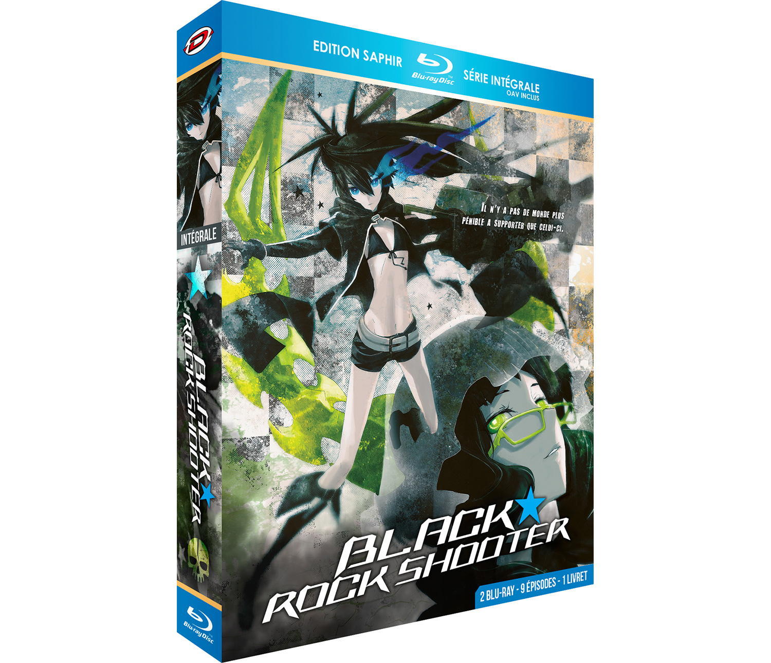 Black Rock Shooter - Intégrale + OAV - Edition Saphir - Coffret Blu-ray + Livret