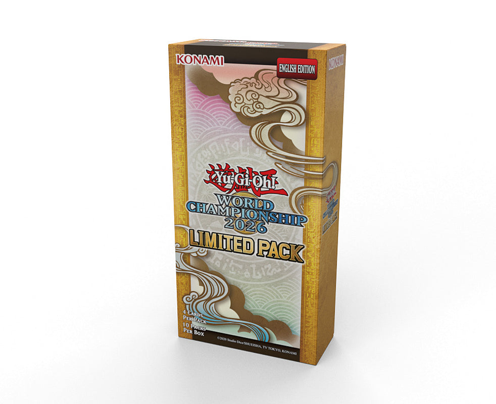 Yu-Gi-Oh! TCG - Limited Pack World Championship 2026 Booster Pack Display (10 Boosters) - OTS Exclusive