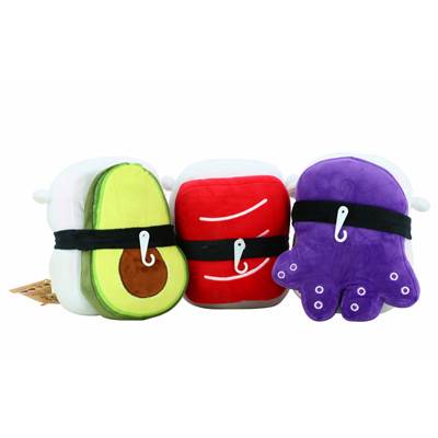 Coussin Sushi 20cm (Assortiment de 6) - flash vidéo