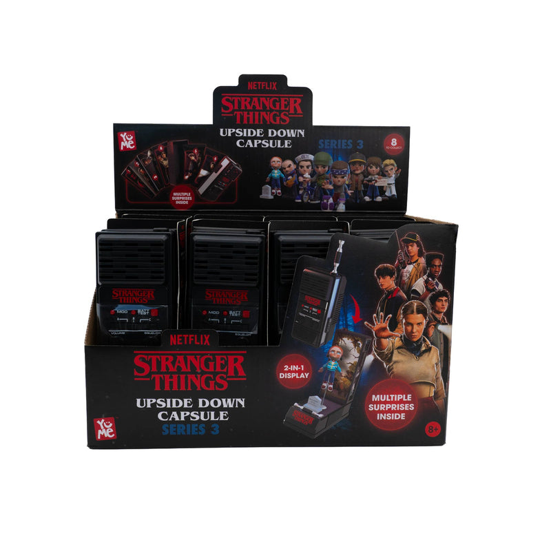 YuMe - Présentoir de la série 3 des capsules Stranger Things Upside Down (8 capsules)