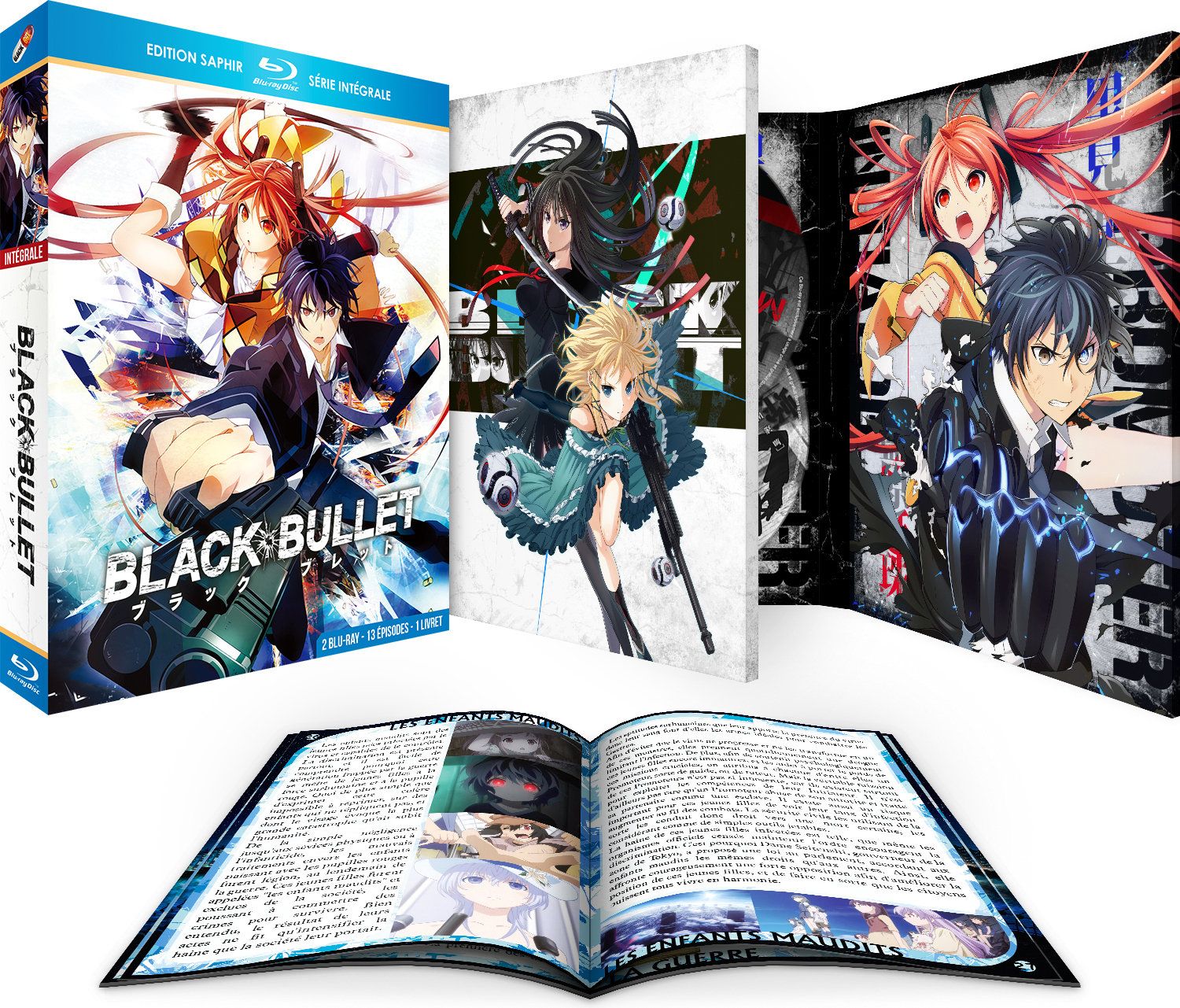 Black Bullet - Intégrale - Coffret Blu-ray + Livret - Edition Saphir