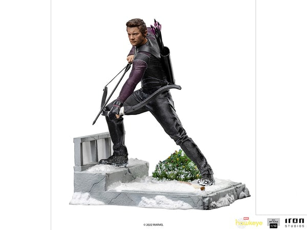 Iron Studios - BDS Arts Scale 1/10 - Marvel - Hawkeye - Clint Barton Statue 19cm - flash vidéo