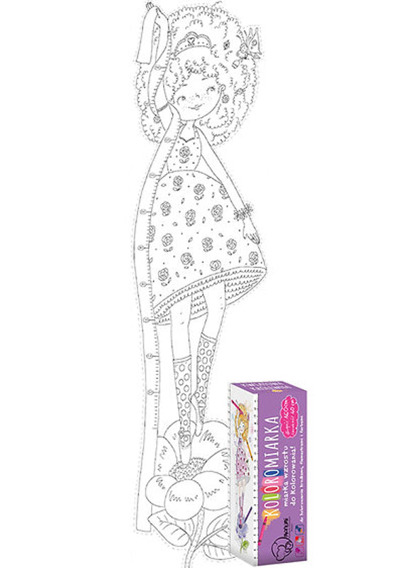 Monumi - Poster Coloriable de mesure XXL "Flower Princes"