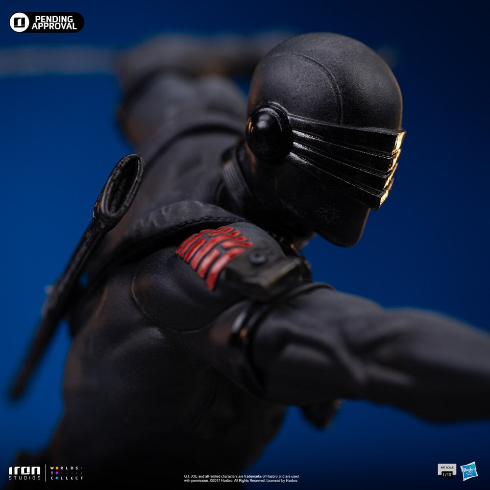 Iron Studios - Art Scale 1/10 - G.I. Joe - Snake Eyes et Timber Statue 22cm - flash vidéo