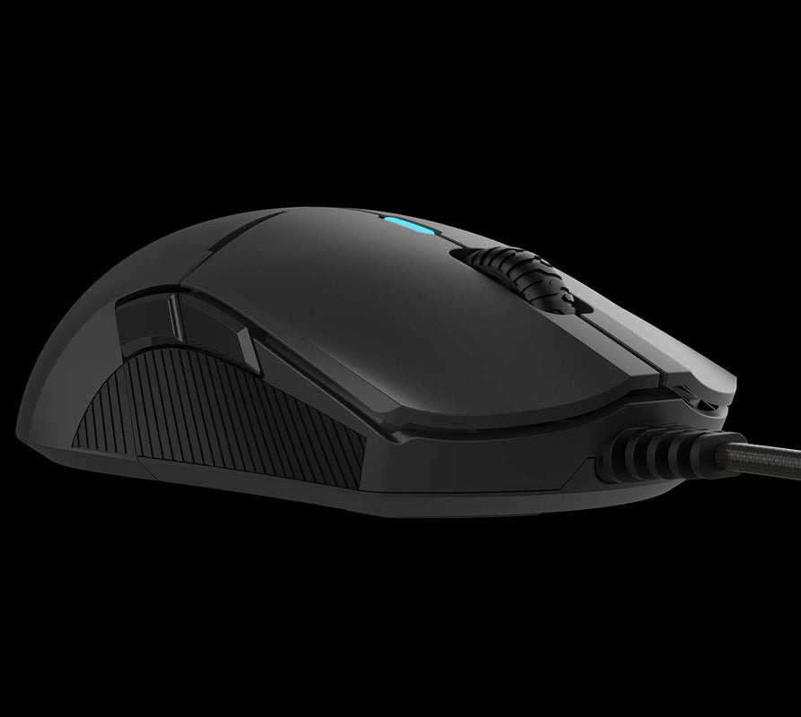 QPAD - DX-700 - Souris de jeu optique filaire noire - 16.000 DPI
