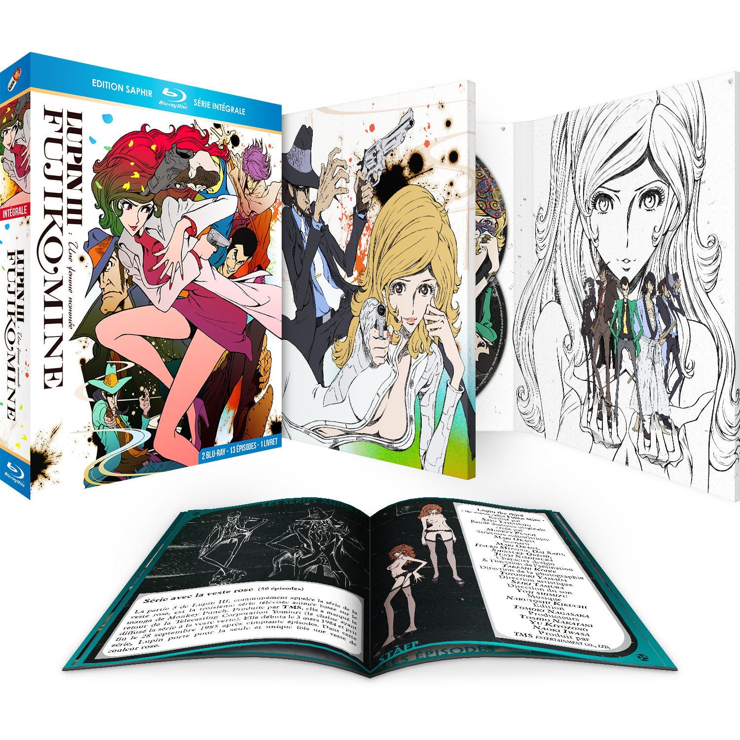 Lupin 3 : Une femme nommée Fujiko Mine - Intégrale - Coffret Blu-ray + Livret - Edition Saphir