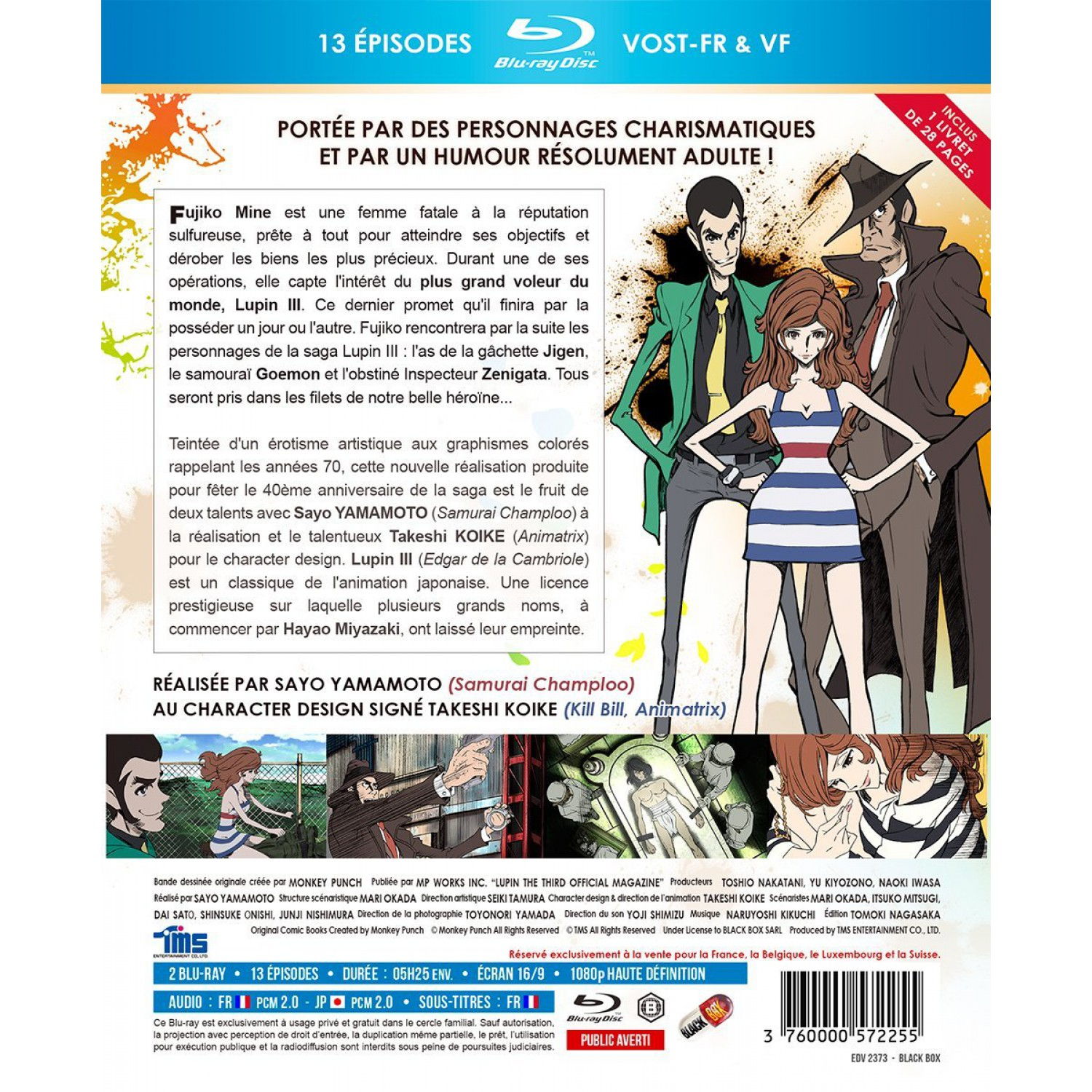 Lupin 3 : Une femme nommée Fujiko Mine - Intégrale - Coffret Blu-ray + Livret - Edition Saphir