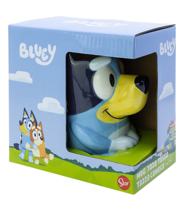 Stor - Bluey - Tasse 3D en céramique "Bluey" en Boîte Cadeau 280ml