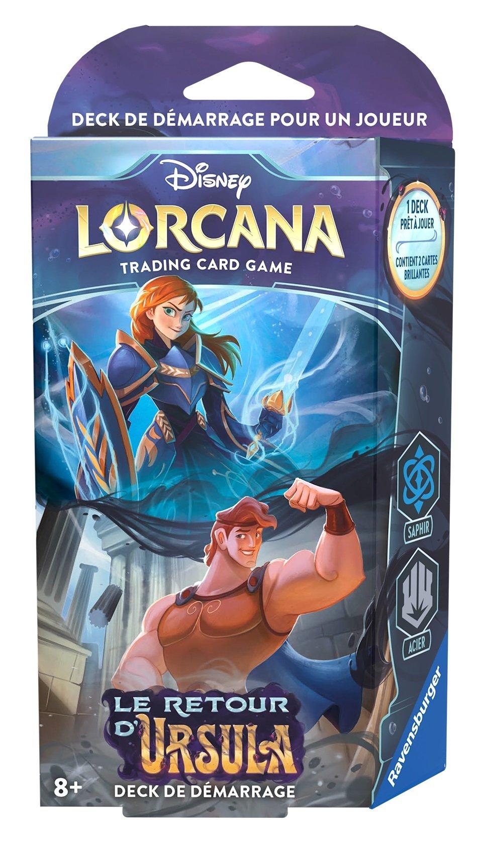 DISNEY LORCANA JCC : LE RETOUR D’URSULA - DECK DE DÉMARRAGE ANNA ET HERCULE - flash vidéo