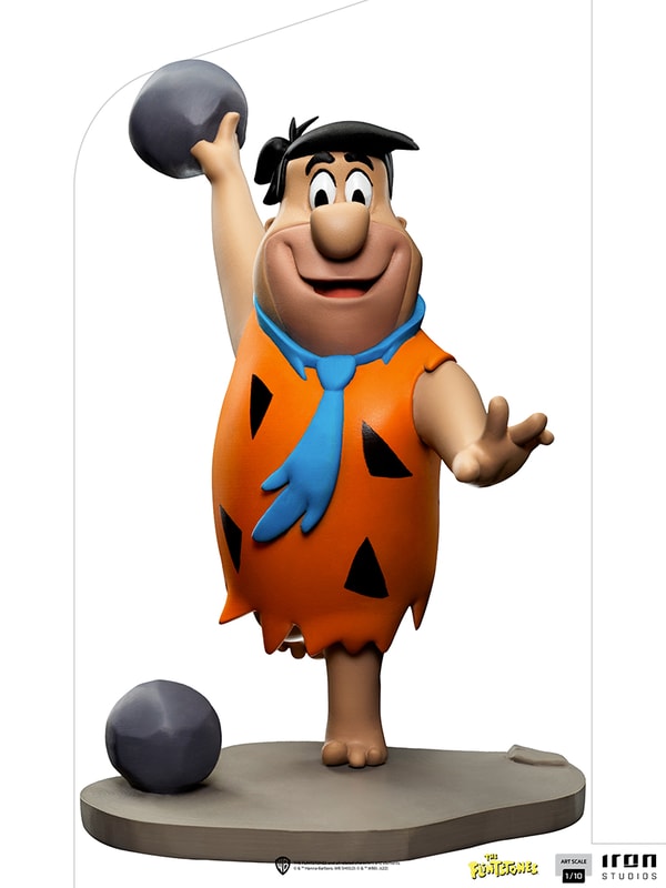 Iron Studios - Arts Scale 1/10 - The Flintstones - Fred Flintstone Statue 17cm - flash vidéo