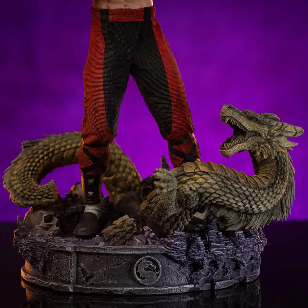 Iron Studios - Art Scale 1/10 - Mortal Kombat - Liu Kang Statue 23cm - flash vidéo