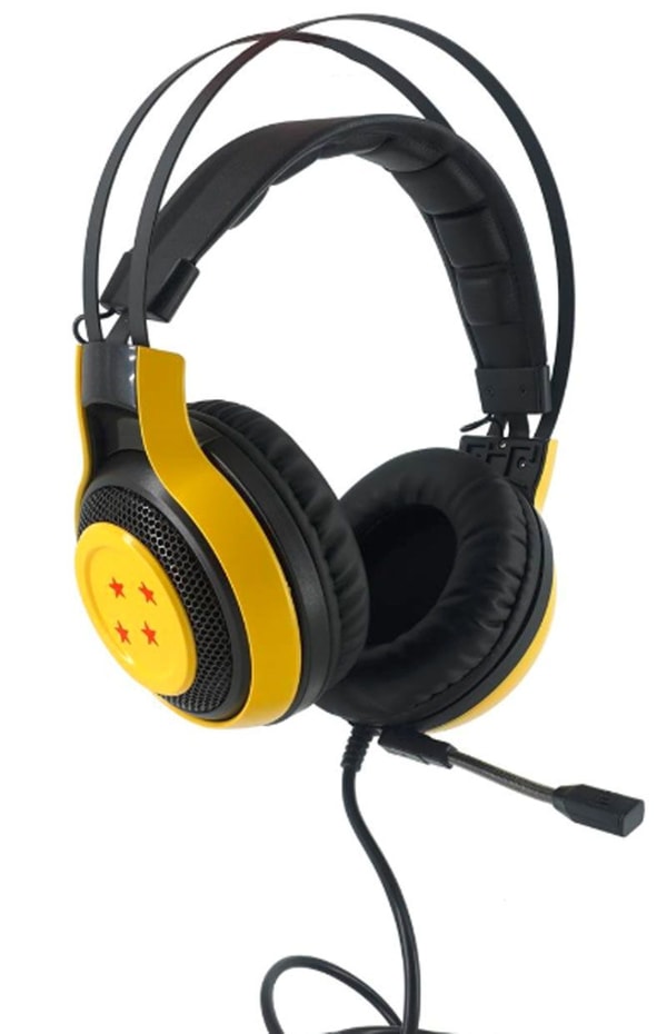 Dragon Ball Z - Casque de jeu filaire avec microphone - flash vidéo