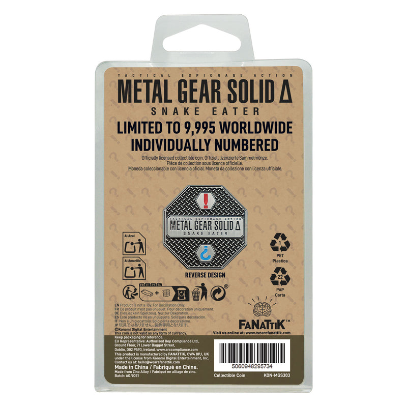 Metal Gear Solid Delta: Snake Eater - Pièce de collection "Naked Snake" en Édition Limitée