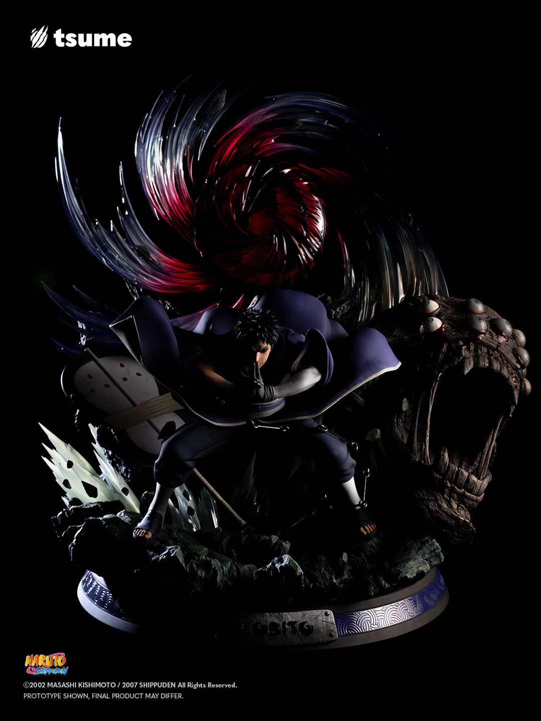 Tsume Art - HQS Dioramax 1/6 - Naruto Shippuden - Obito Uchiwa Statue 54cm