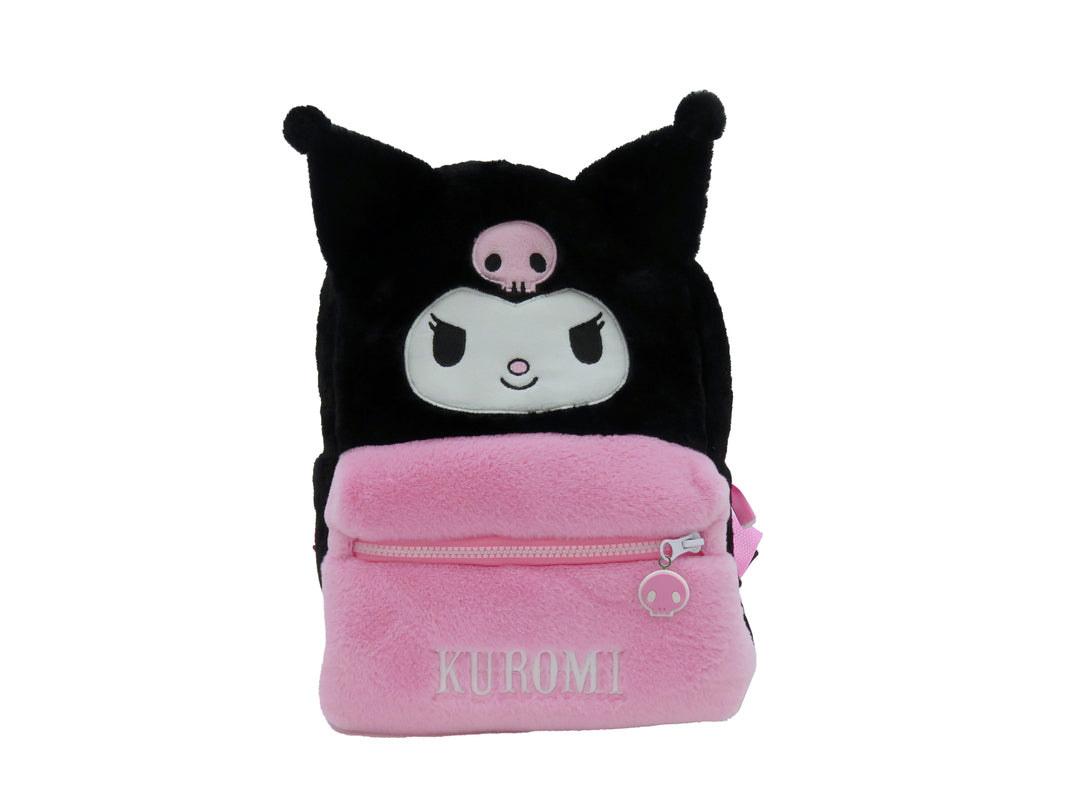 Sanrio - Sac à dos en peluche Kuromi