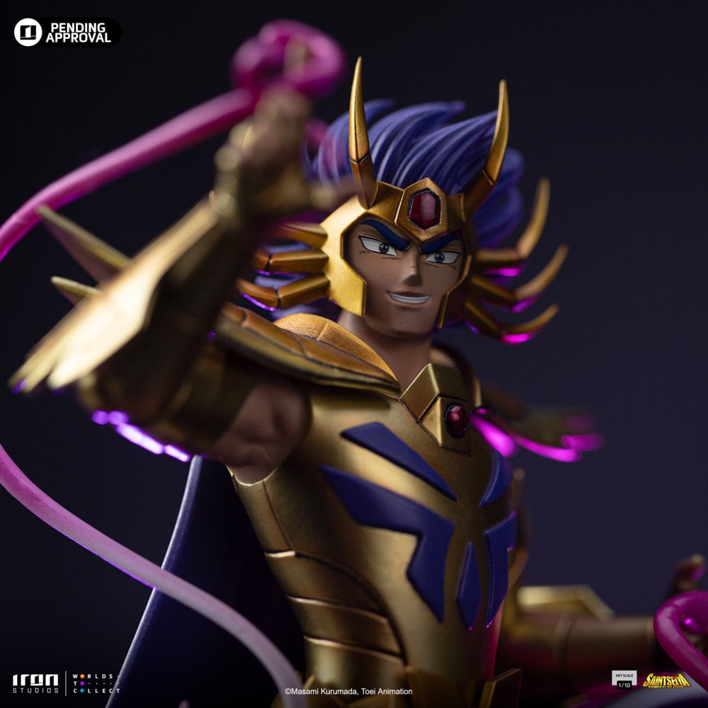 Iron Studios - Art Scale 1/10 - Saint Seiya - Cancer Deathmask Statue 23cm