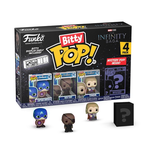 Funko Bitty Pop! 4-Pack: Marvel: The Avengers - Captain America - flash vidéo