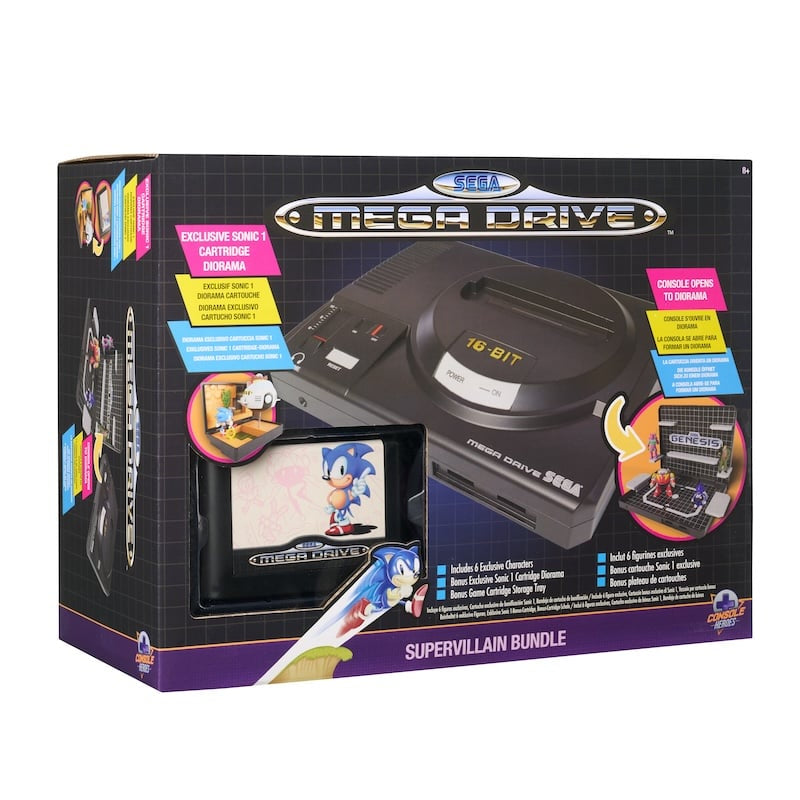 Console Heroes - Mega Drive - Supervillain Bundle Diorama