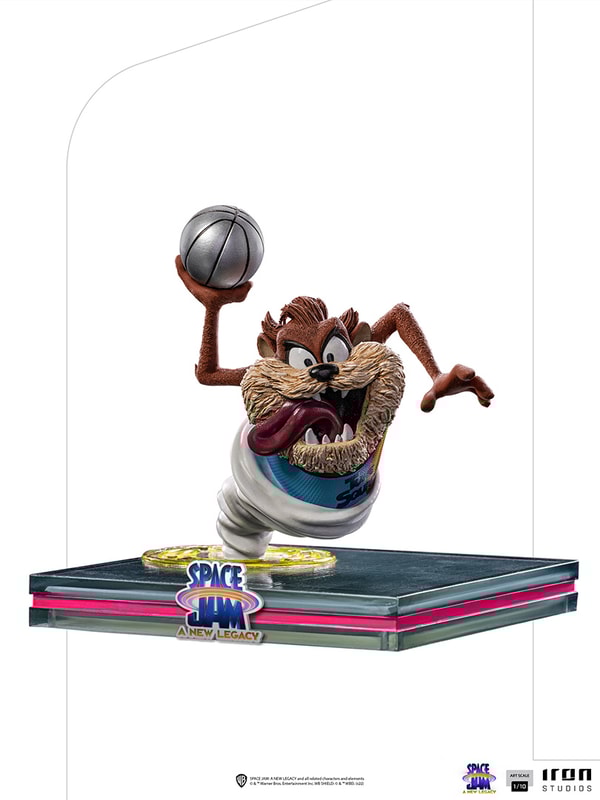 Iron Studios - Arts Scale 1/10 - Space Jam: A New Legacy - Taz Statue 14cm - flash vidéo