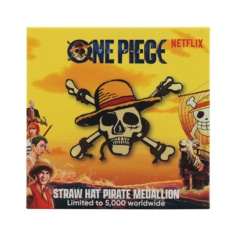 One Piece (Live Netflix) - Médaillon de collection "Jolly Roger" en Édition Limitée