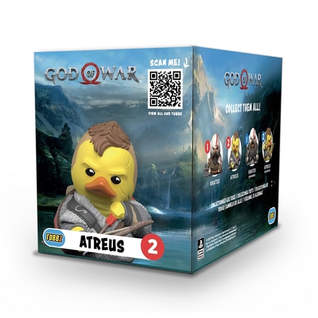 Best of TUBBZ Boîte Canard de bain - God of War - Atreus - 9cm - flash vidéo
