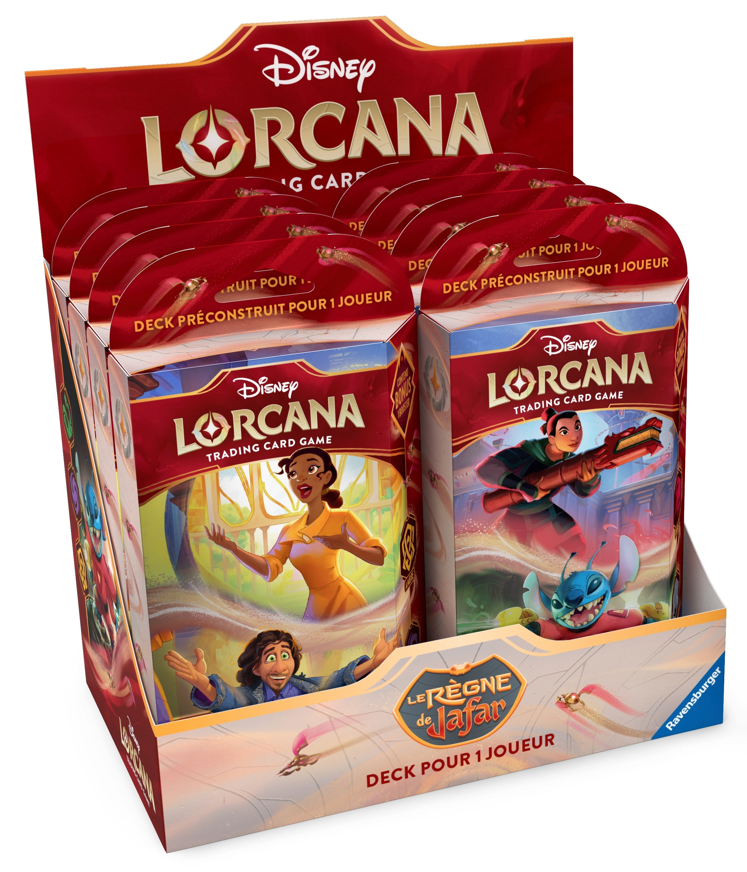 Disney Lorcana JCC : Le Règne de Jafar - Display de Deck de démarrage (8 Decks)