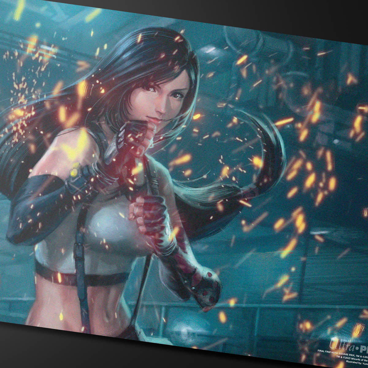 Ultra Pro - Magic: The Gathering - Universes Beyond: Final Fantasy - Tapis de jeu Tifa, Martial Artist