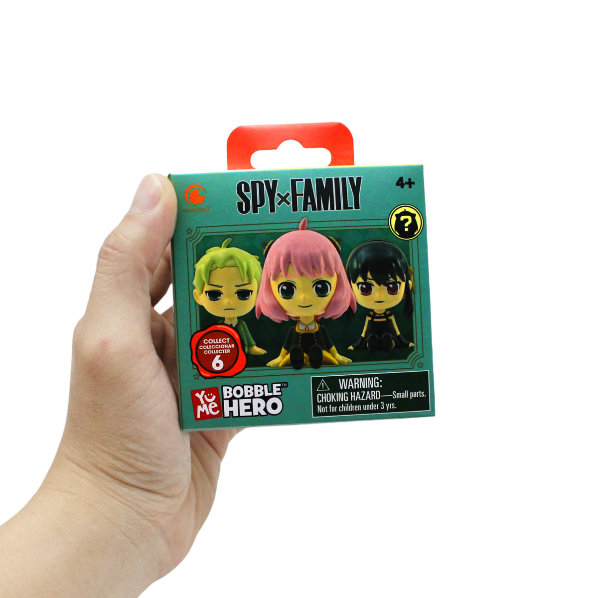YuMe Bobble Hero Blind Box - Display de figurines bobblehead Spy x Family (12 unités)