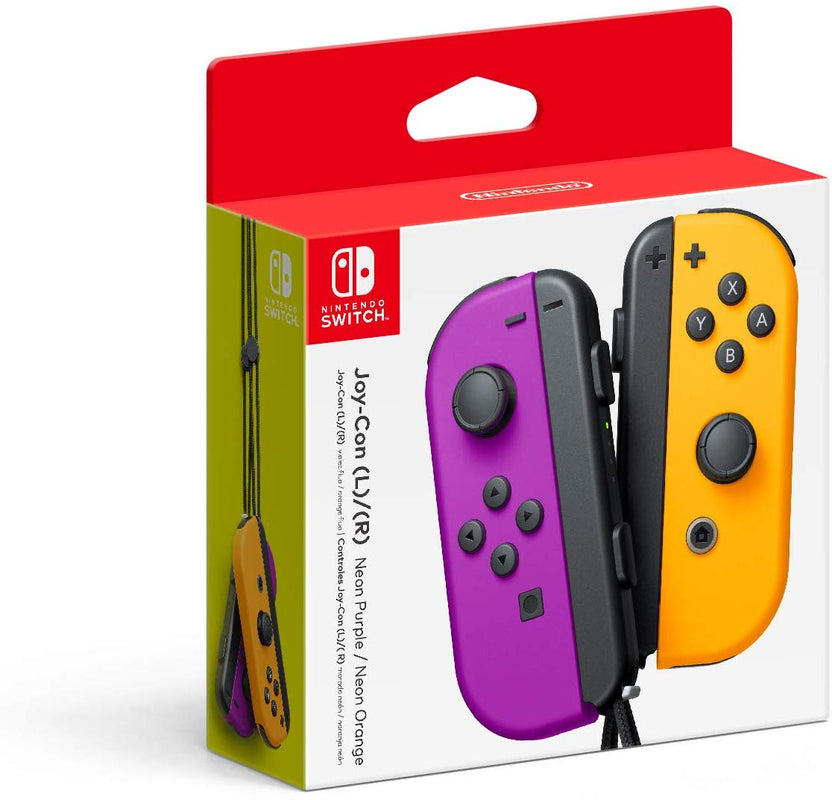 Nintendo Switch Joy-Con Pair Neon Purple & Neon Orange