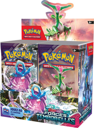 Pokémon JCC - Écarlate et Violet - Pack de Booster Forces Temporelles (Display x36) - flash vidéo