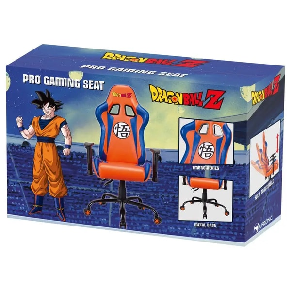 Subsonic - Dragon Ball Z - Chaise Gaming Pro Orange et Bleu - flash vidéo