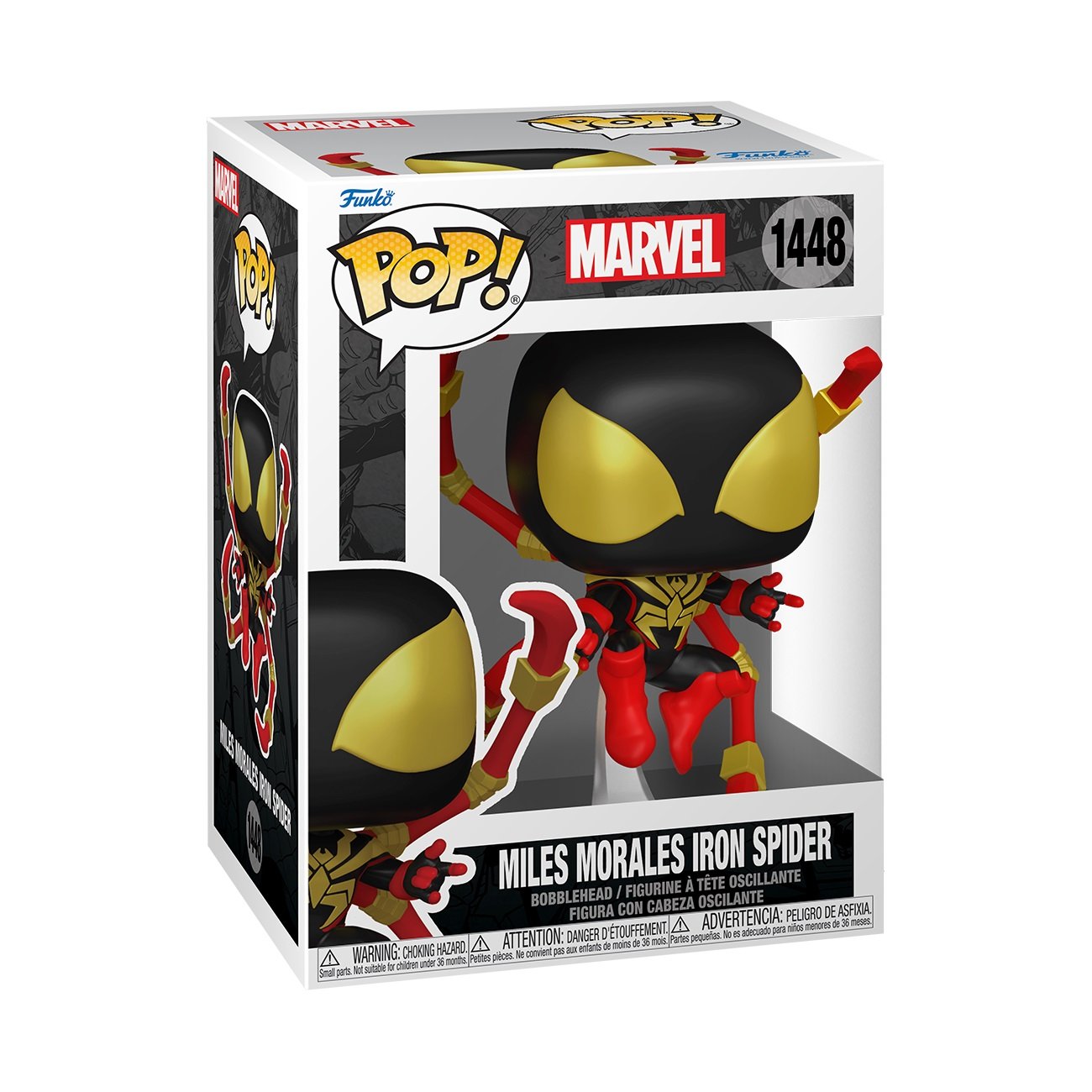 Funko Pop! Marvel: Spider-Man Comics - Miles Iron Spider (Chance of Special Edition Chase) - flash vidéo