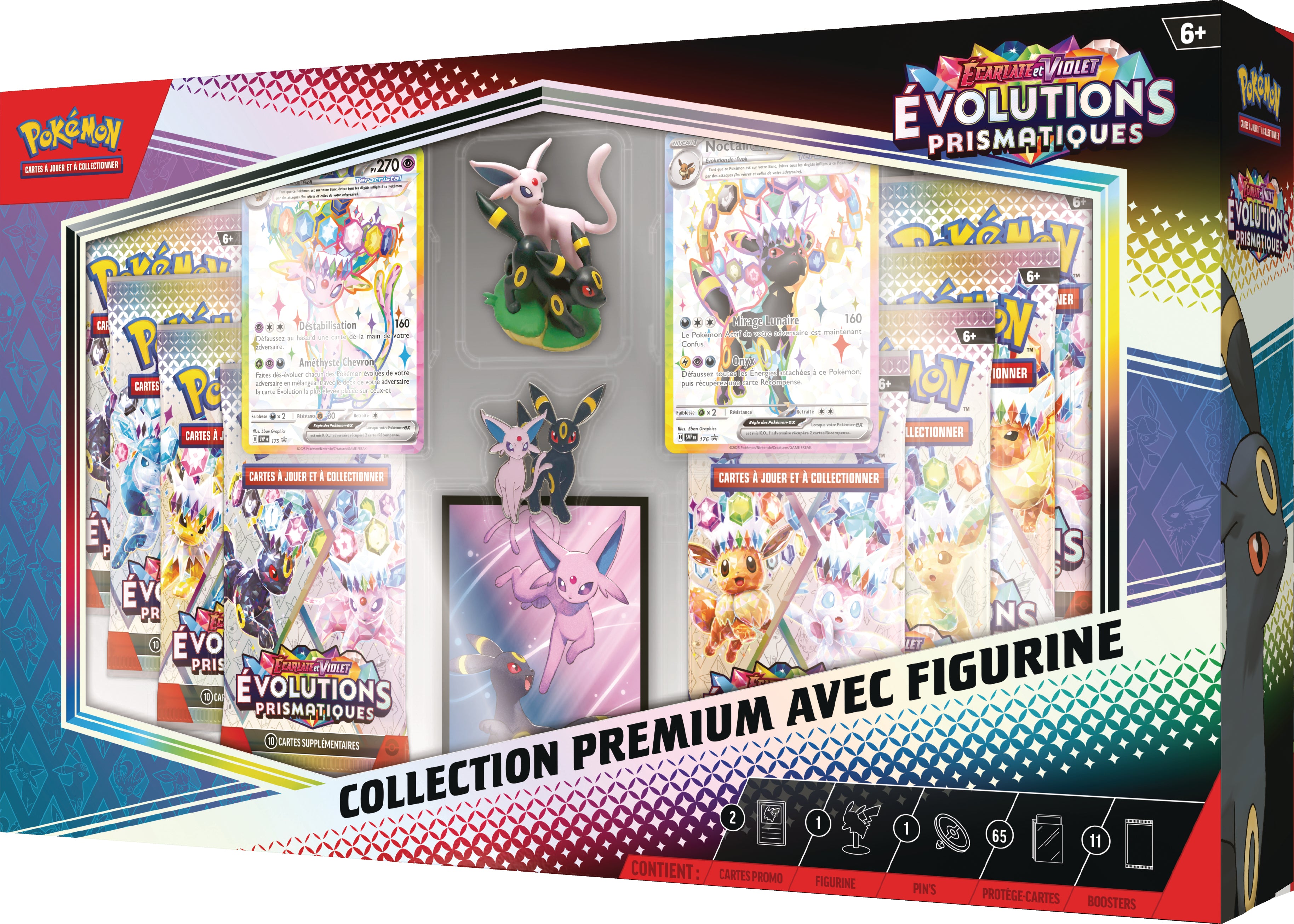 Pokémon JCC - Écarlate et Violet - Collection Premium avec figurine EV 8.5 Évolutions Prismatiques