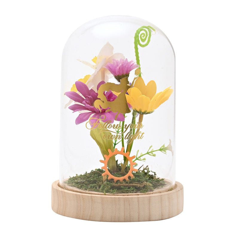 Disney - Raiponce - Cloche Florale avec Lumière Néon "Raiponce"