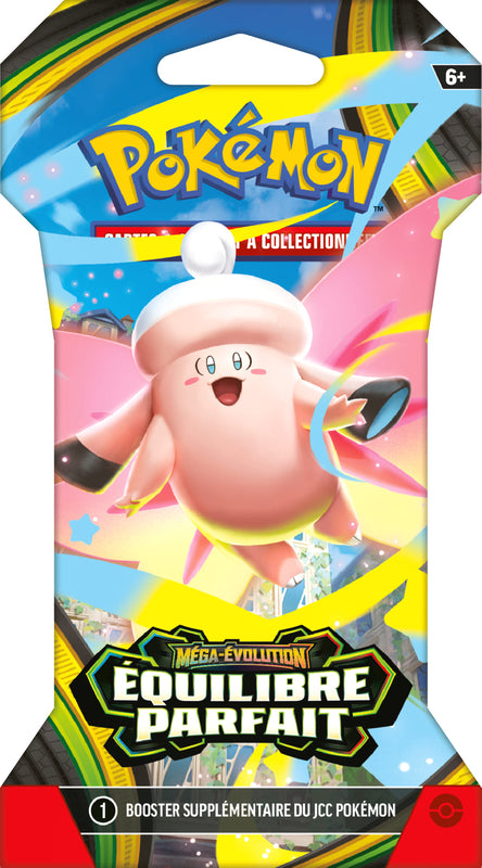 Pokémon JCC : Pack de Booster sous blister Méga-Évolution - ME03 Équilibre Parfait (1 blister aléatoire)