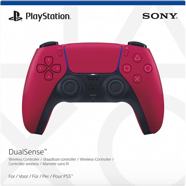 PS5 DualSense Wireless Controller Cosmic Red - flash vidéo