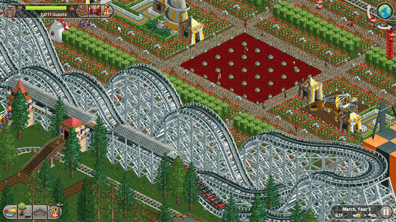 Rollercoaster Tycoon Classic - flash vidéo