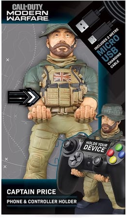 Cable Guys - Call of Duty - Captain Price Support Chargeur pour Téléphone et Manette - flash vidéo