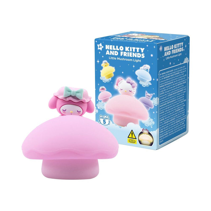 YuMe - Présentoir de veilleuses Hello Kitty and Friends - Série Little Mushroom en boîtes surprises (12 boîtes)