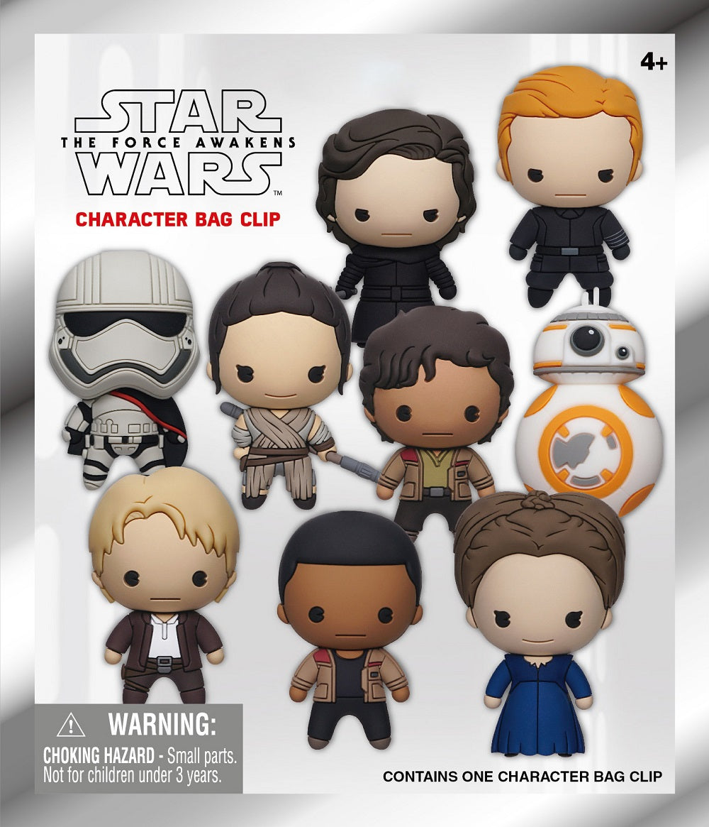 Star Wars - Le Réveil de la Force - Assortiment en blind box de figurines de sac de collection en mousse (Série 1) (24 pcs) - flash vidéo