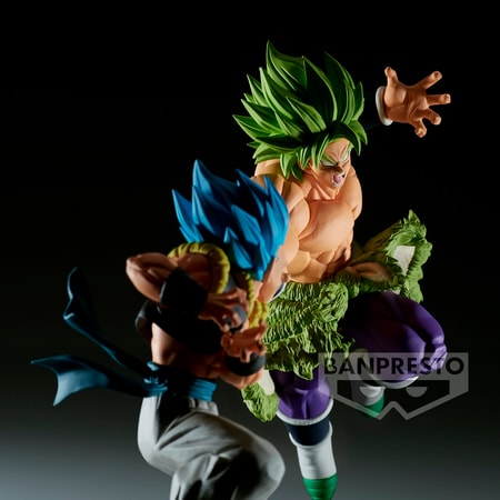 Dragon Ball Super - Match Makers - Super Saiyan Broly (VS Super Saiyan God Gogeta) Statue 19cm - flash vidéo