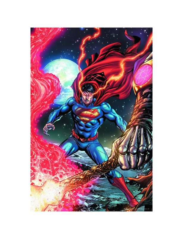 DC Comics - Puzzle lenticulaire Superman avec boîte en métal 3D 300 pcs 46x31 cm