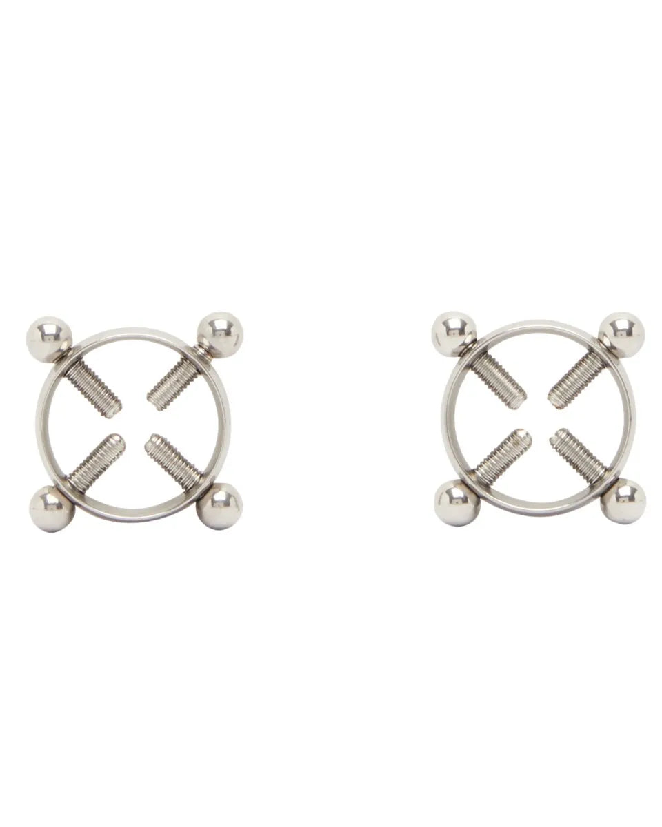 Pinces tétons à vis de forme ronde - flash vidéo