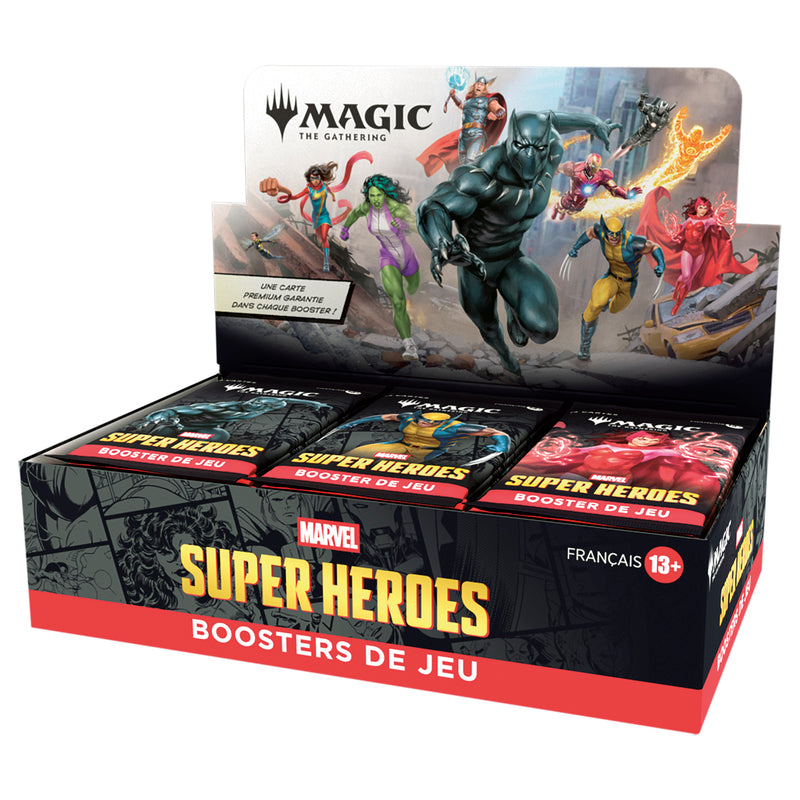 Magic: The Gathering - Boîte de Boosters de jeu Marvel Super Heroes (30 Boosters)