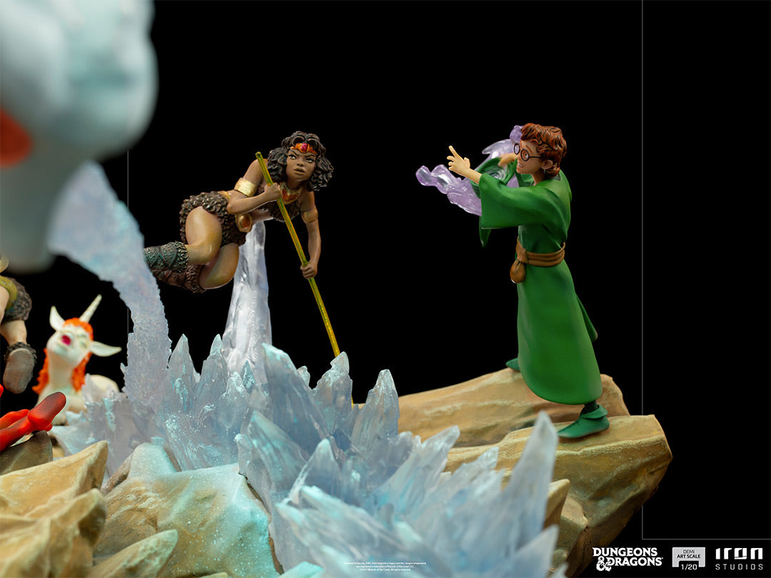 Iron Studios - Demi Art Scale 1/20 - Donjons et Dragons - Tiamat Battle Diorama Statue 56cm