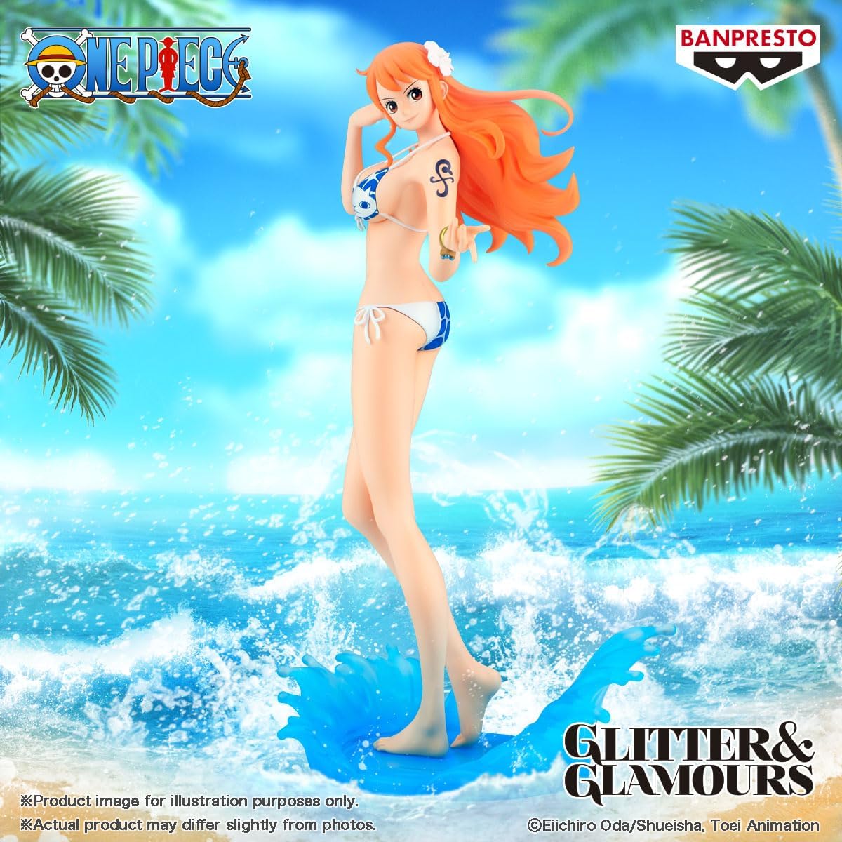 One Piece - Glitter & Glamours - Splash Style - Nami Statue 23cm - flash vidéo