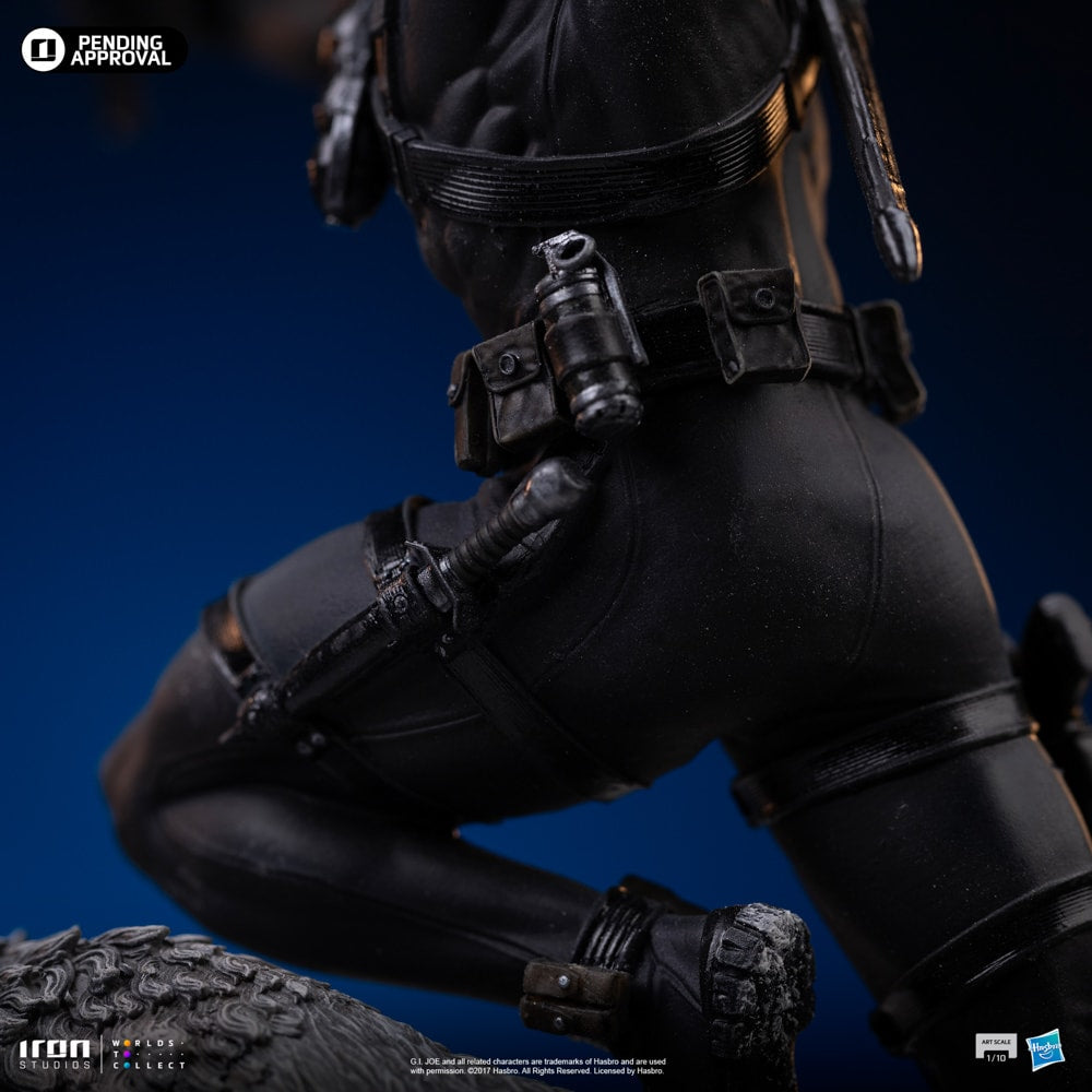 Iron Studios - Art Scale 1/10 - G.I. Joe - Snake Eyes et Timber Statue 22cm - flash vidéo