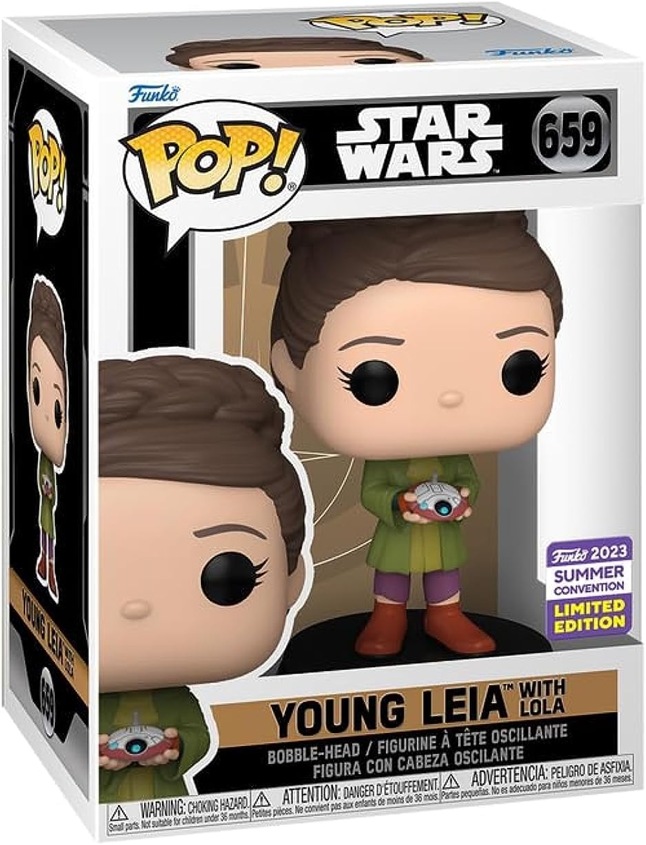 Funko Pop! Star Wars: Obi-Wan Kenoby - Young Leia with Lola - Convention Limited Edition - flash vidéo